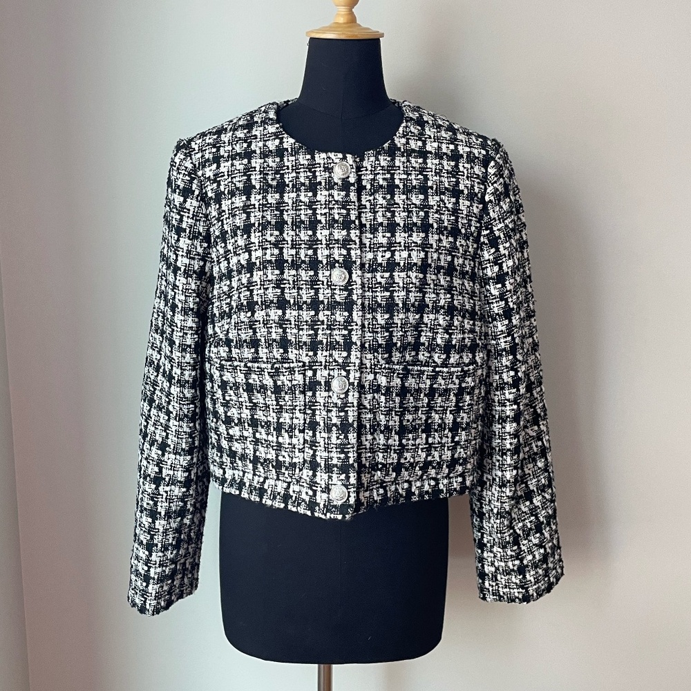 H&M Boxy Cropped Jacket